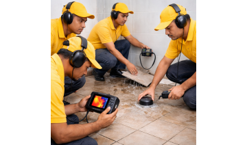 كشف تسربات المياه بجدة – دقة مذهلة بدون كسر وفواتير رسمية معتمدة